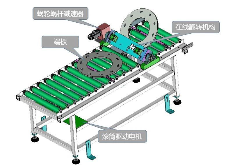 为新基建研发全自动管桩端板法兰焊接机产线